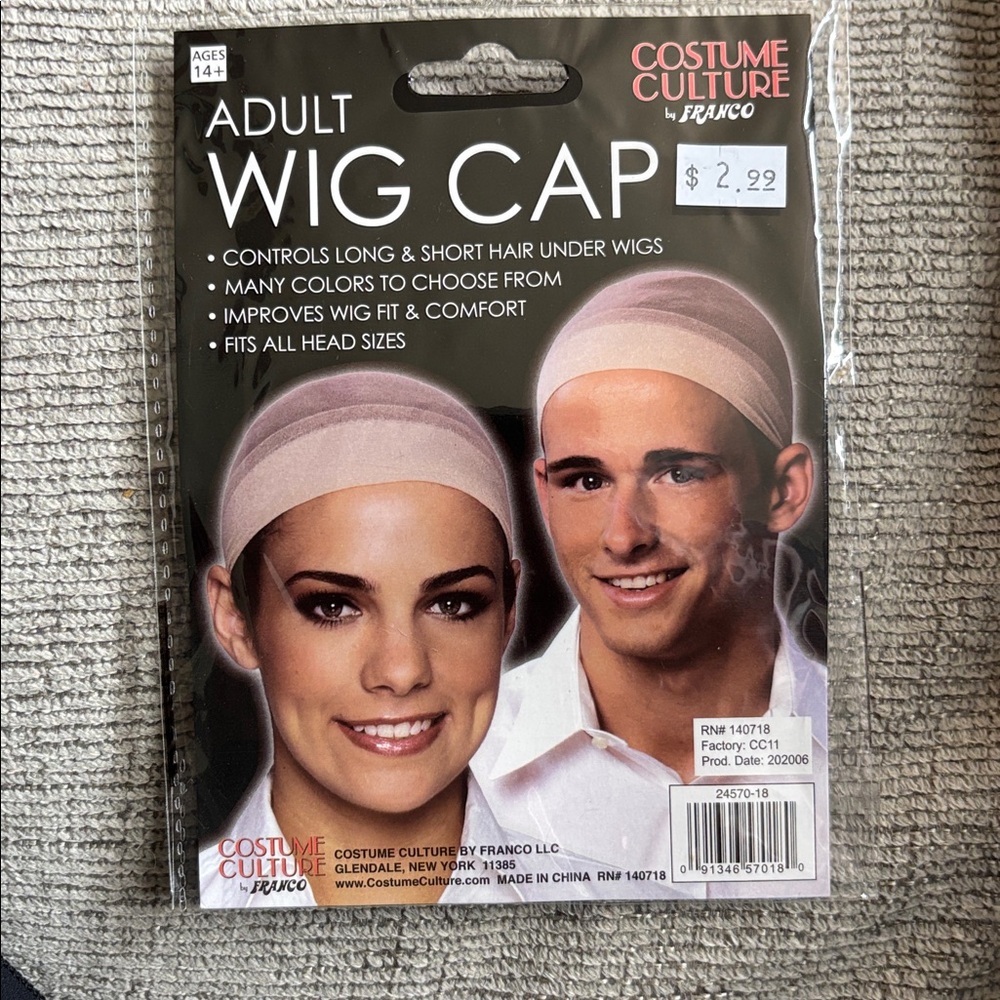 Doo Wop Wig & Wig Cap - Picture 3 of 4